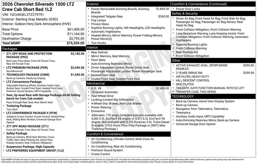 2026 Chevrolet Silverado 1500 LTZ - Photo 10