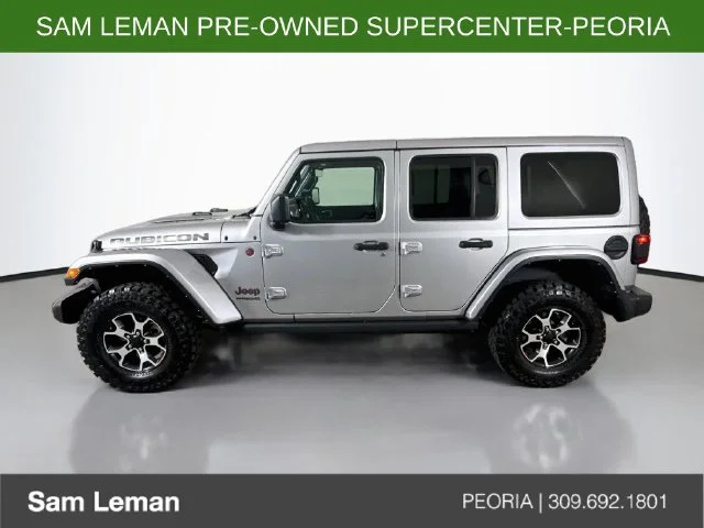 Used 2021 Silver Jeep Unlimited Rubicon image 4