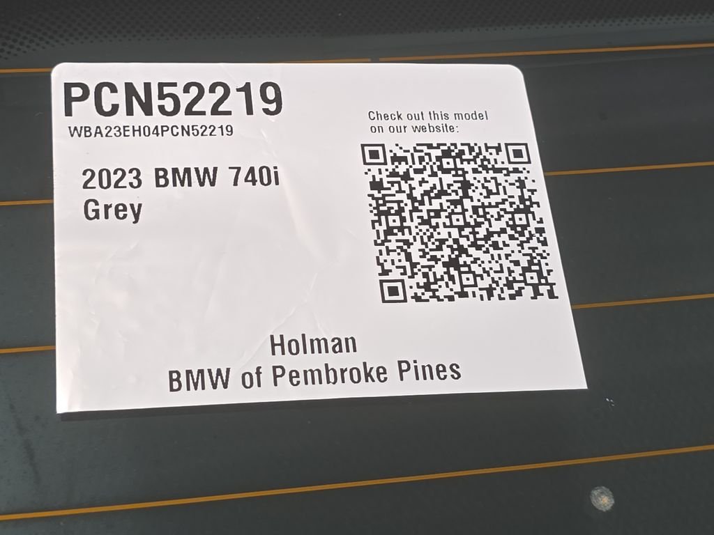 Certified Used 2023 Oxide Grey Met BMW 740i image 24