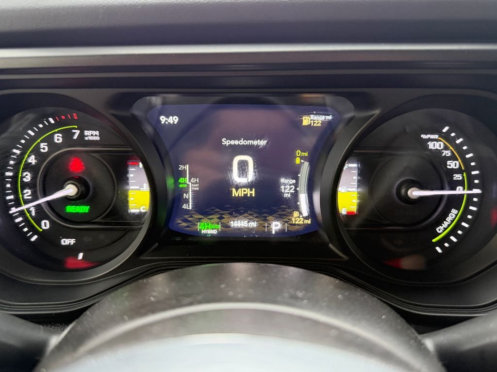 Used 2025 Jeep Wrangler 4xe Sahara 4XE with VIN 1C4RJXP67SW578314 for sale in West Burlington, IA