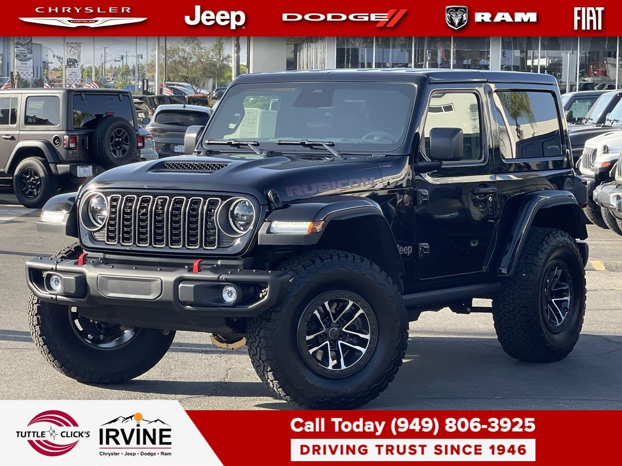 Used 2026 Black Clearcoat Jeep Rubicon X image 2