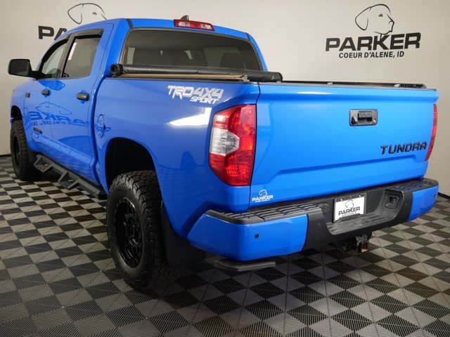 Used 2021 Voodoo Blue Toyota Crew Max SR5 w/ TRD Sport Pkg image 7