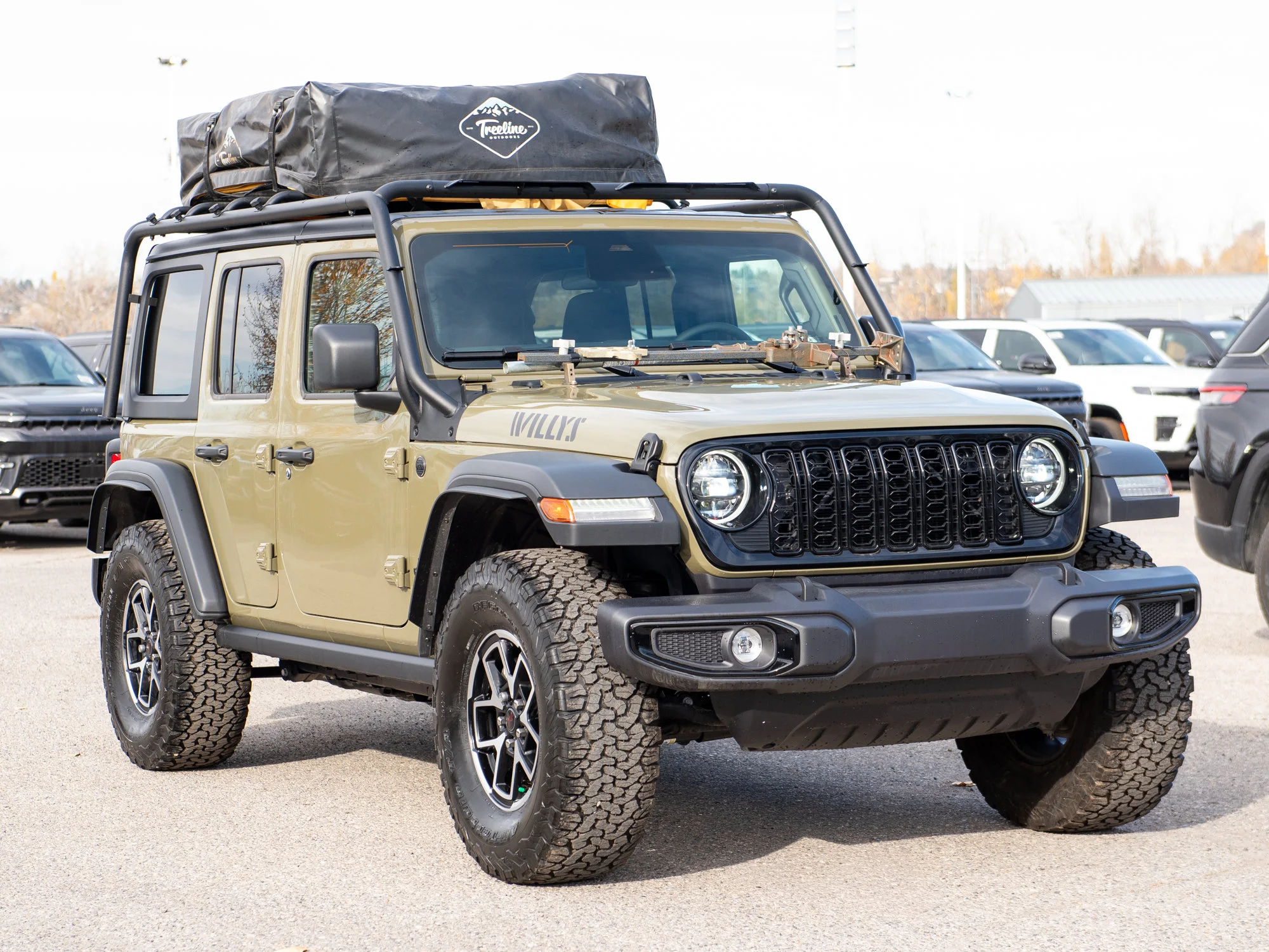 Used 2026 41 Jeep Willys* 4 Door 4x4, Roof Top Tent, Hi Lift Jack image 8