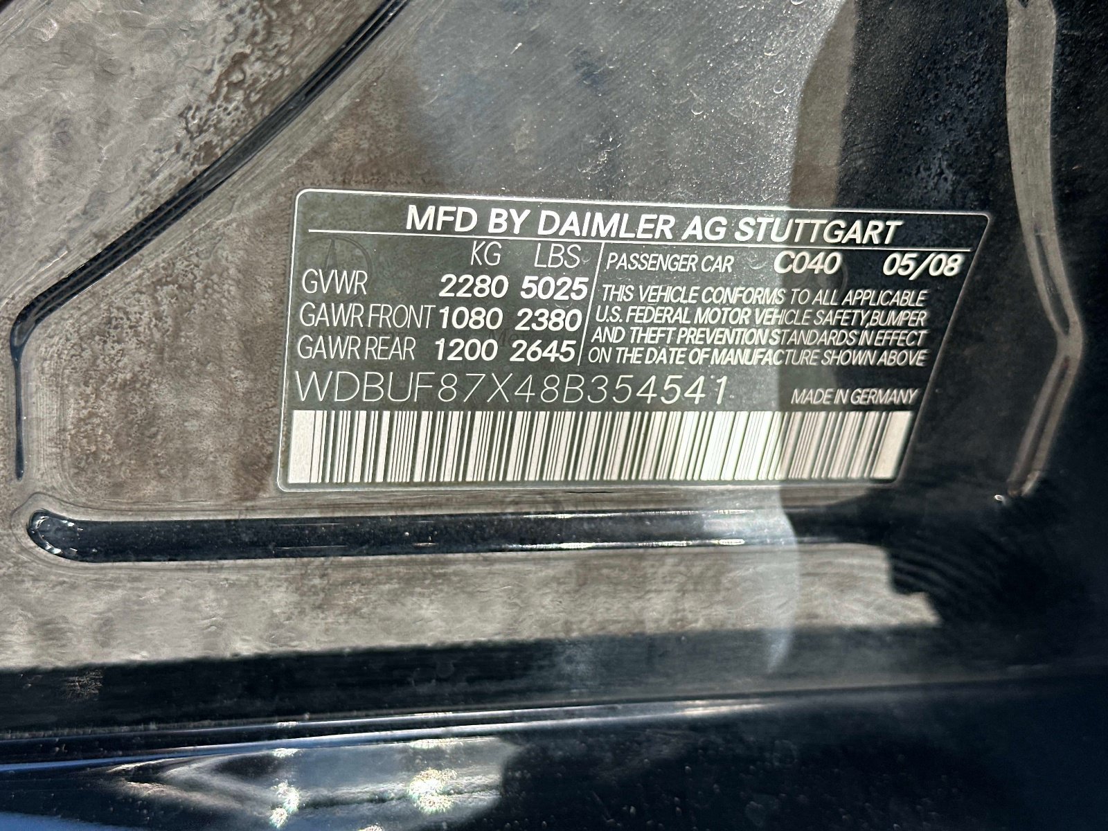Used 2008 Black Mercedes-Benz E 350 image 17