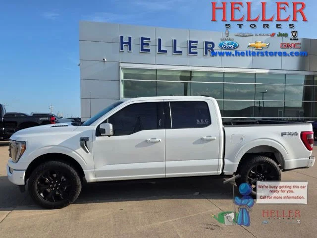 Used 2023 Star White Metallic Tri-Coat Ford Platinum image 1