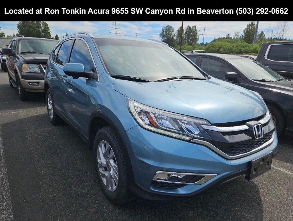 Used 2016 Obsidian Blue Pearl Honda EX-L image 1