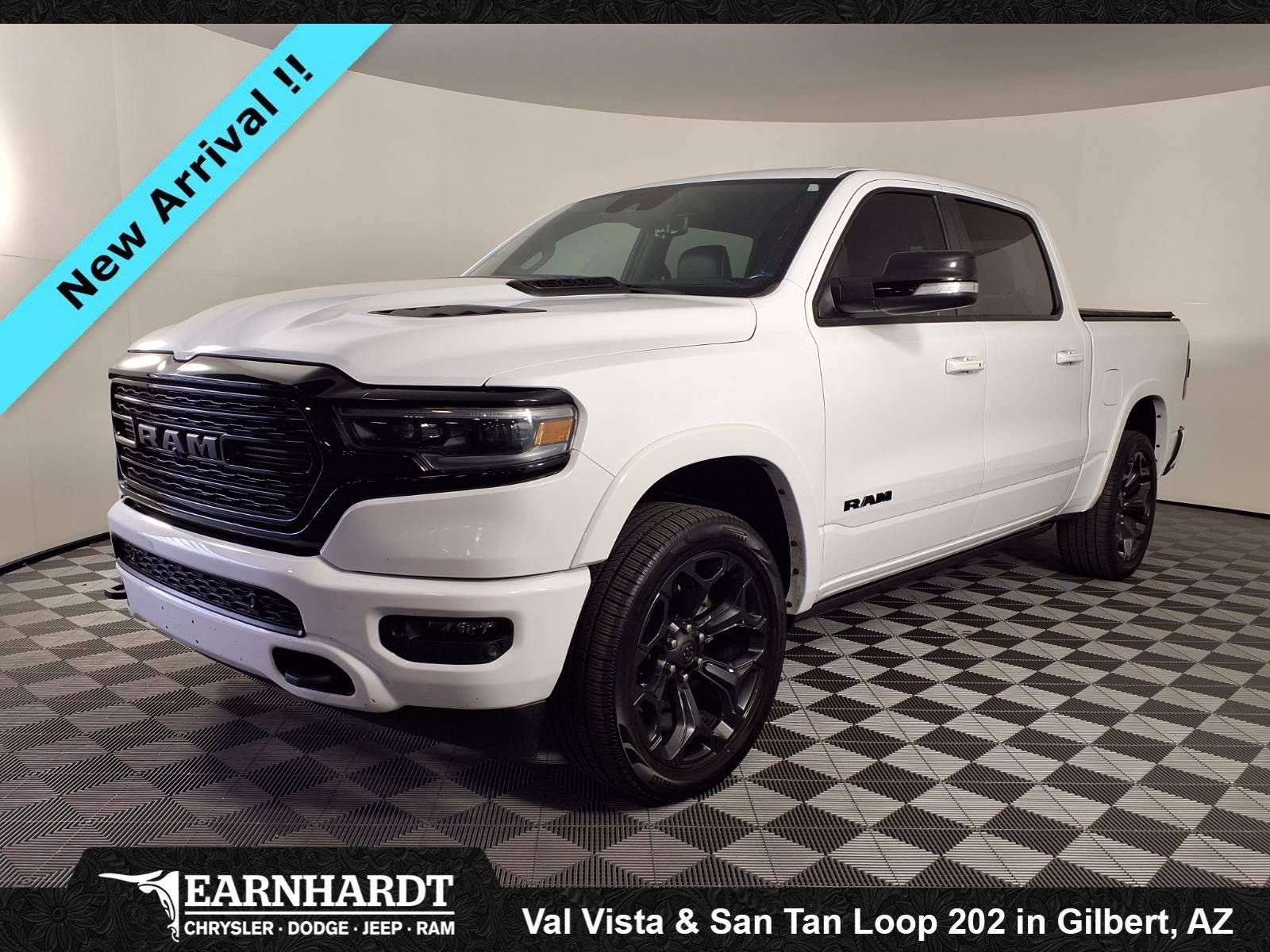 Used 2022 Bright White Clearcoat Ram Limited image 1