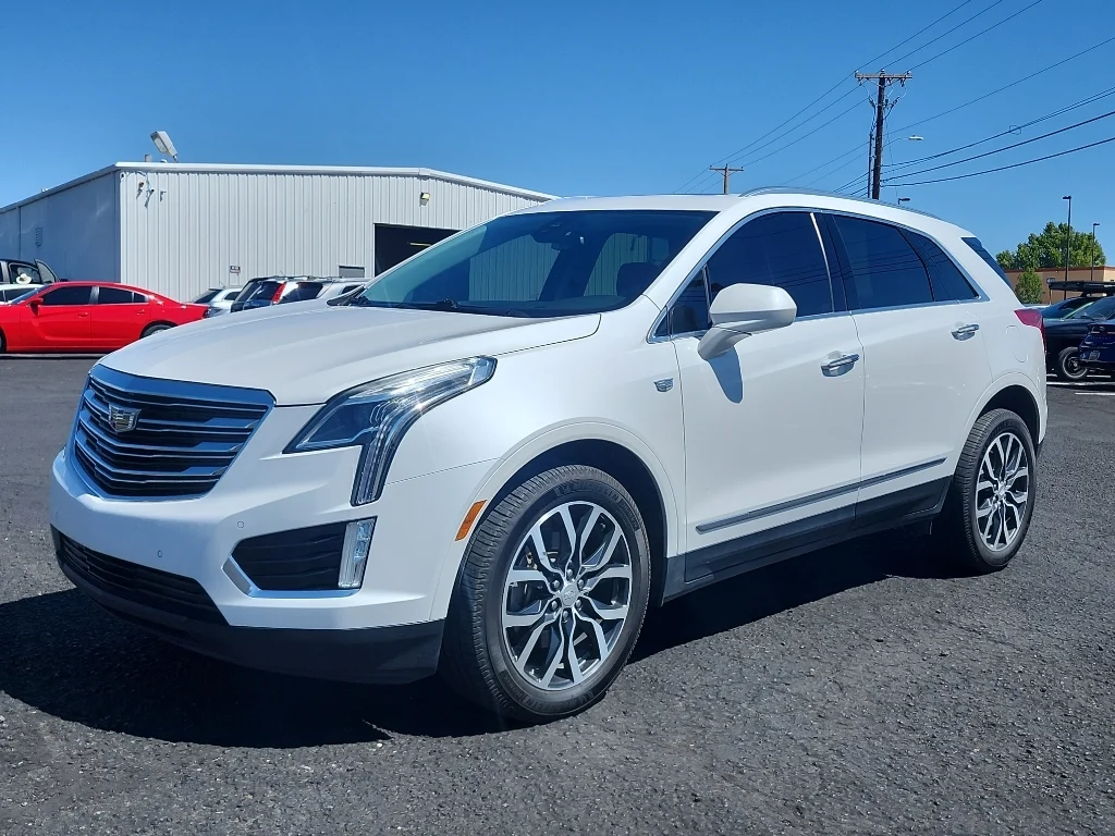 Used 2019 Crystal White Tricoat Cadillac Premium Luxury AWD image 1