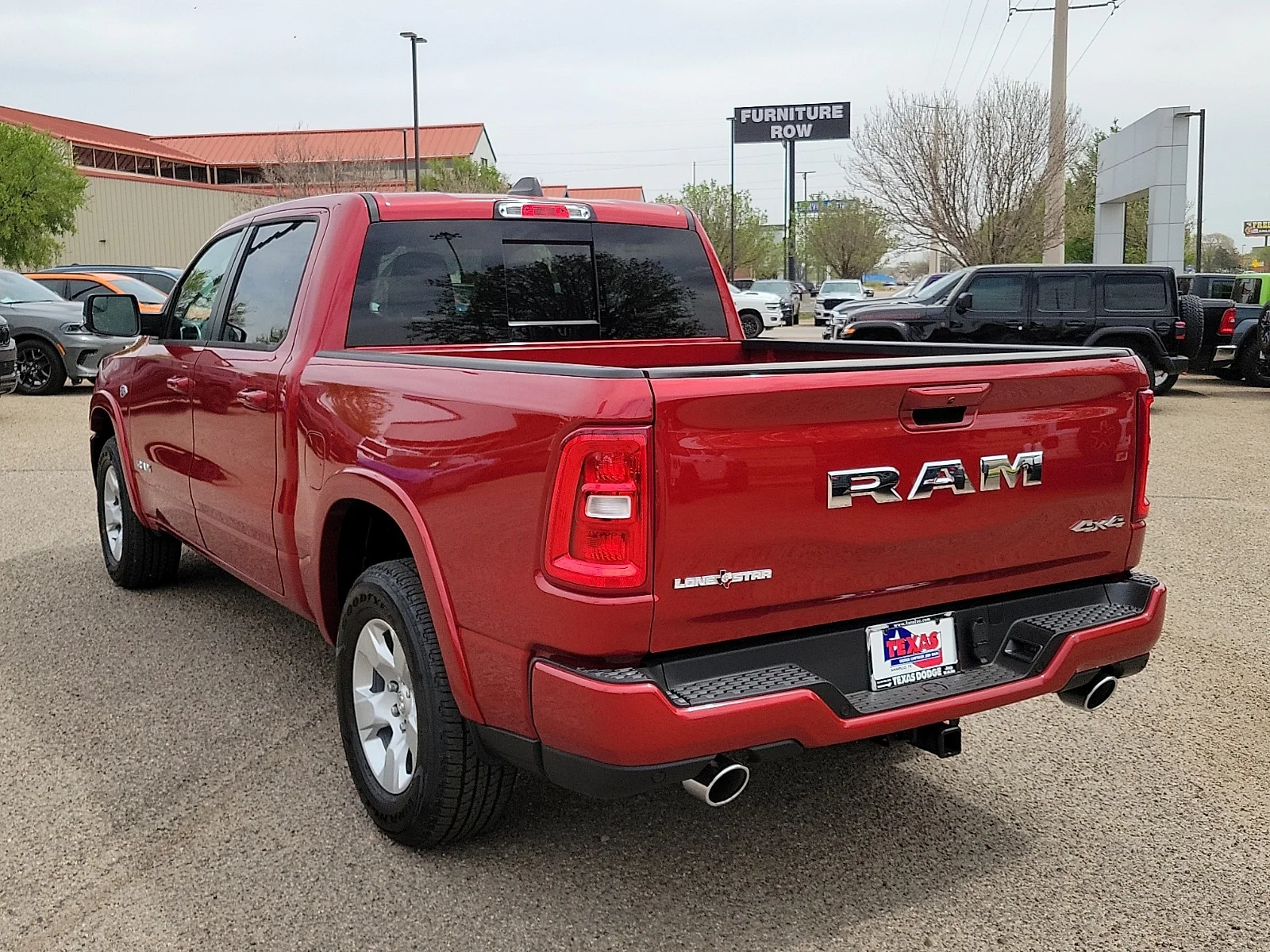 New 2026 PR6 Molten Red Ram LONE STAR CREW CAB 4X4 5