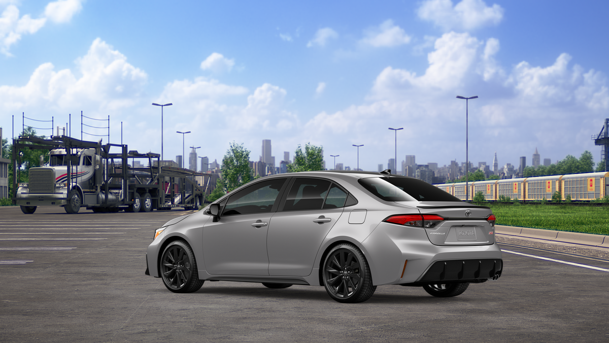 New 2026 Classic Silver Metallic with Midnight Black Metallic roof Toyota XSE image 6