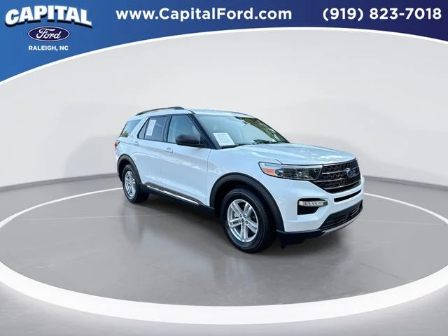 Used 2021 White Ford XLT image 2