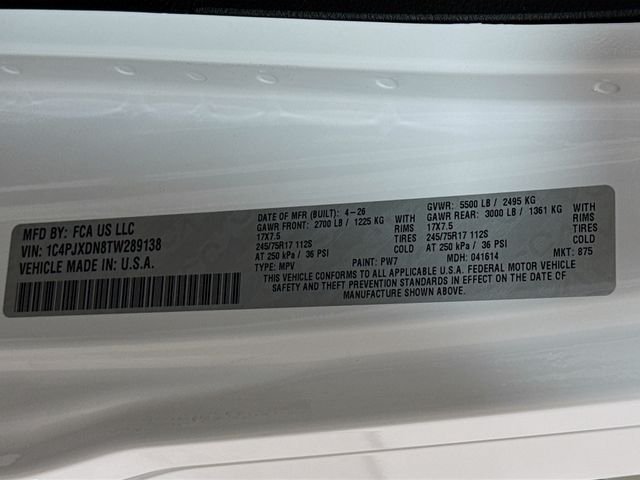 New 2026 Bright White Clear-Coat Exterior Paint Jeep Sport image 29
