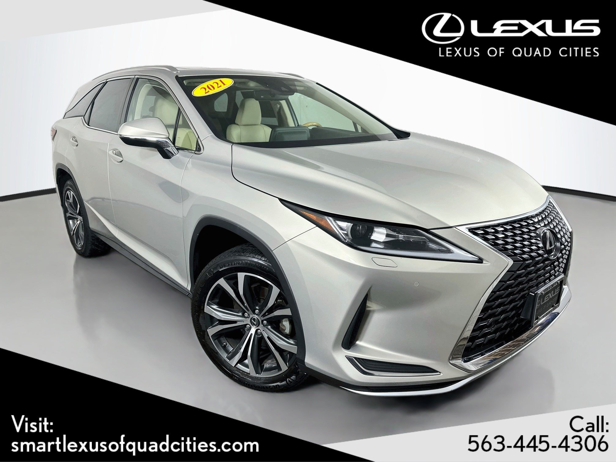 Certified Used 2021 Beige Metallic Lexus 350L image 1