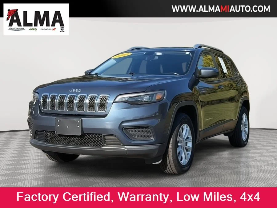 Certified 2020 Jeep Cherokee Latitude with VIN 1C4PJMCB3LD656349 for sale in St. Louis, MI