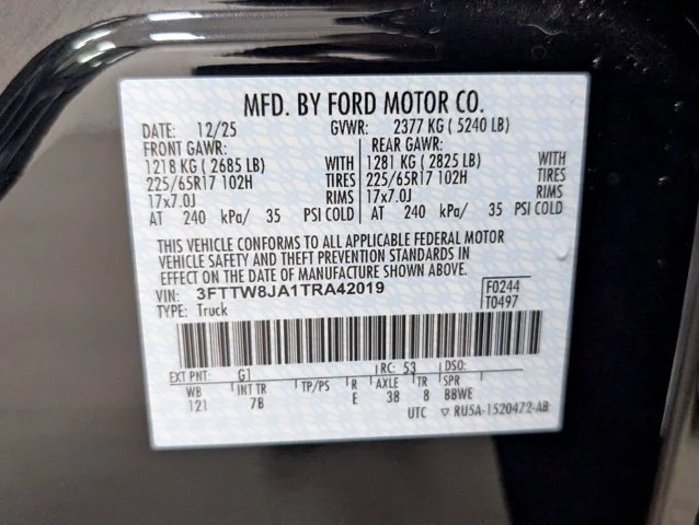 New 2026 Shadow Black Ford XLT image 21