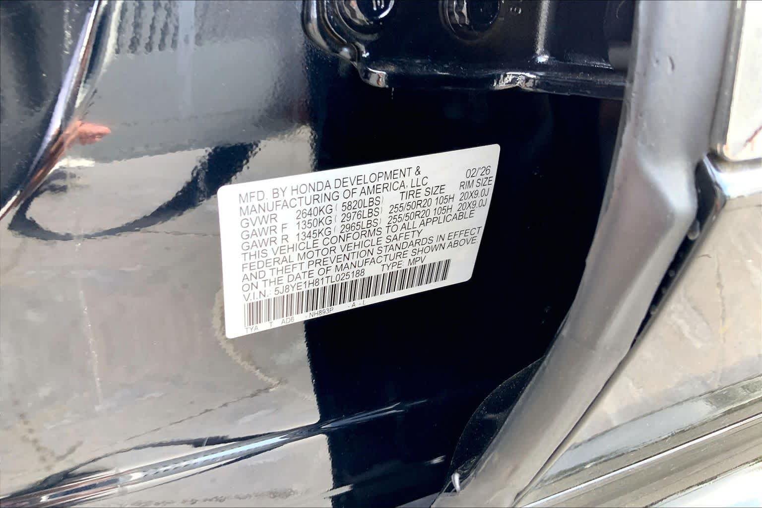 New 2026 Majestic Black Pearl Acura w/Advance Package image 17