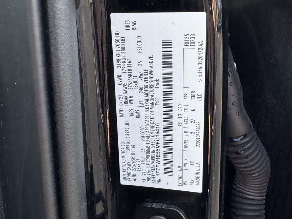 Used 2021 Black Ford XLT image 30