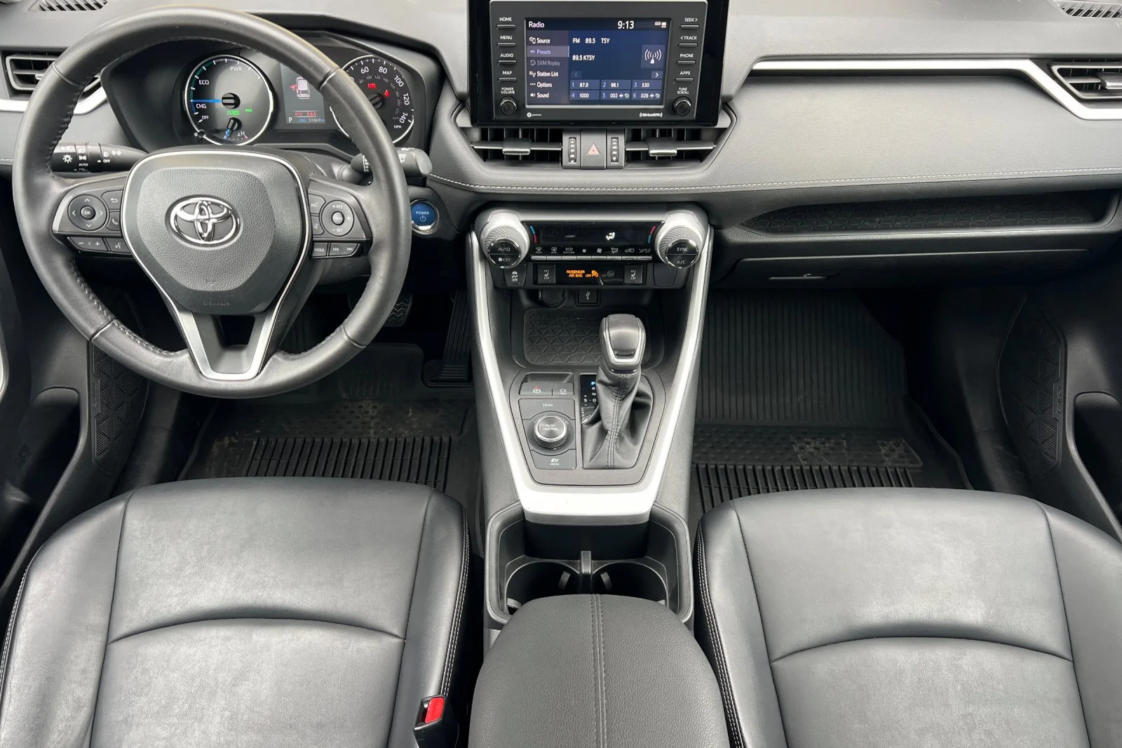 Certified Used 2022 Magnetic Gray Metallic Toyota Hybrid XLE Premium image 13