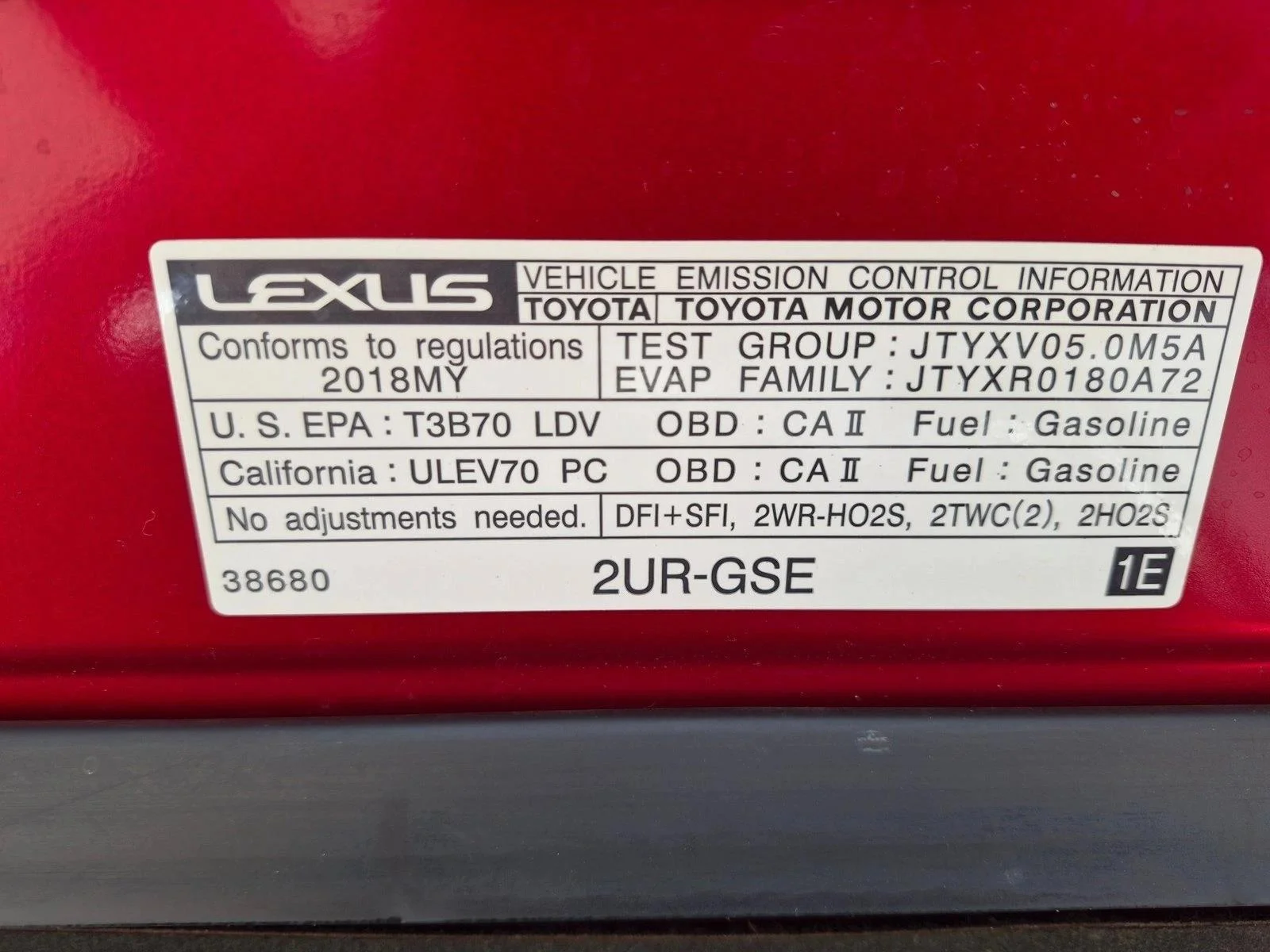 Used 2018 Infrared Lexus LC 500 image 23