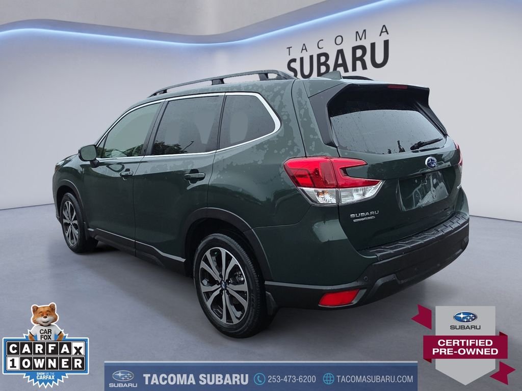 Certified Used 2022 Green Subaru Limited image 3
