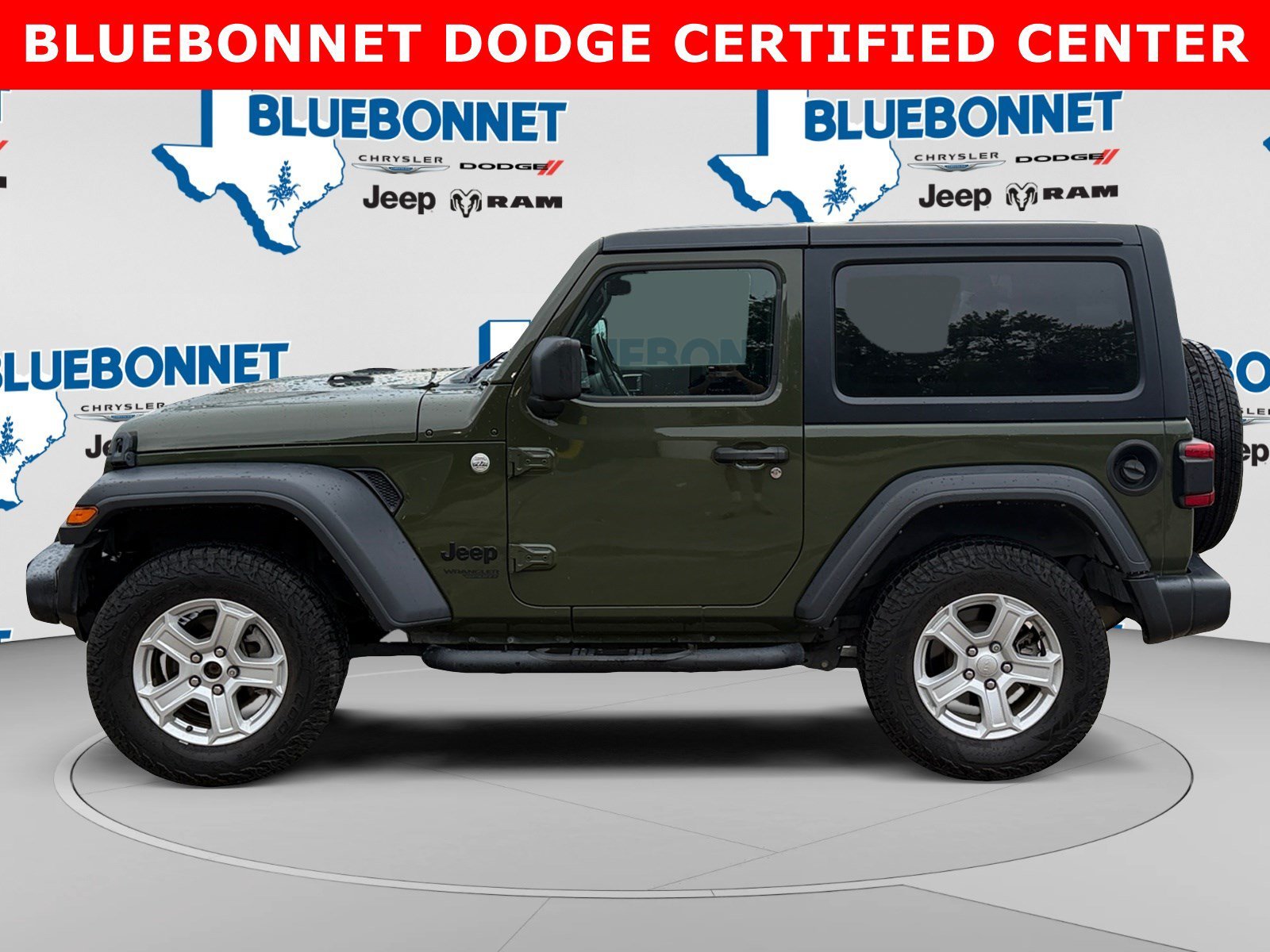 Used 2021 Sarge Green Clearcoat Jeep Sport S image 8