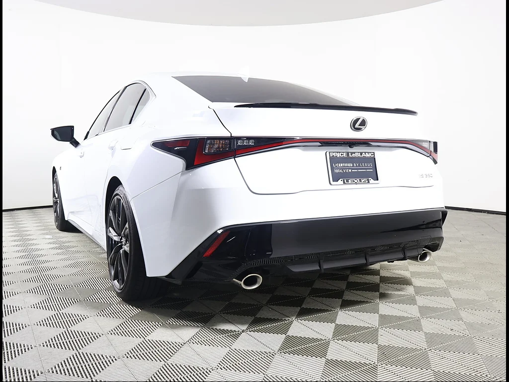 Certified Used 2025 WHITE NOVA GLASS FLAKE Lexus F SPORT Design image 4