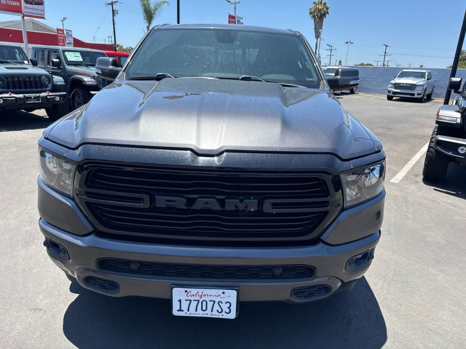 Used 2020 Granite Crystal Metallic Clearcoat Ram Big Horn image 5