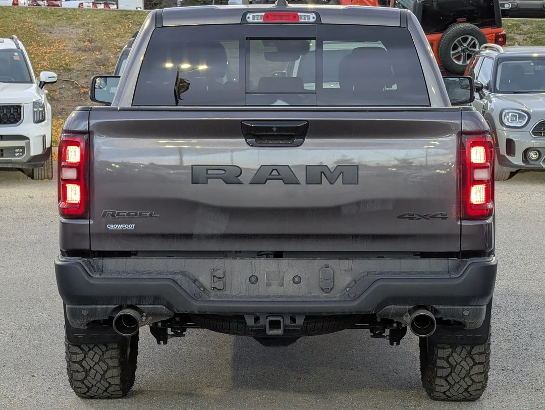 New 2026 Grey RAM Rebel - - 4x4 - Panoramic Sunroof - Surround View Camera - Ventilated Seats & More! image 7