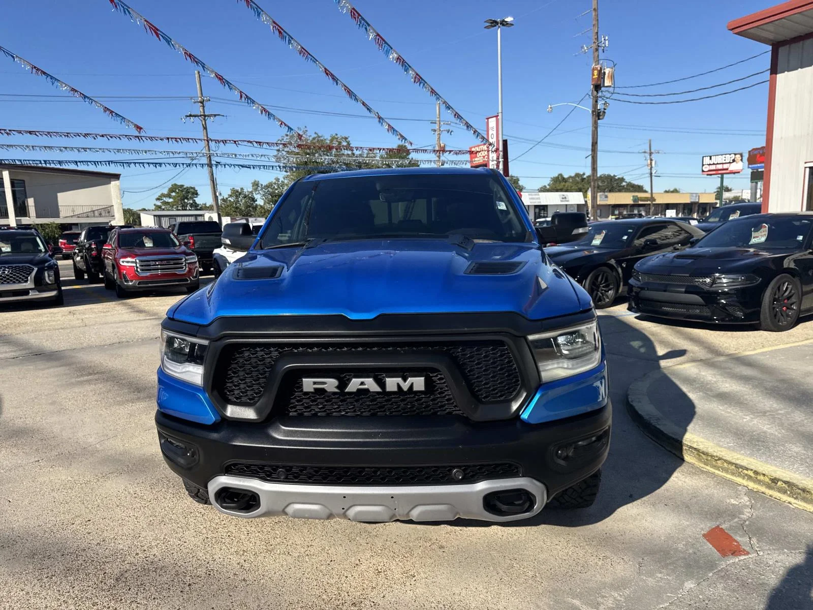 Used 2020 Hydro Blue Pearlcoat Ram Rebel image 2