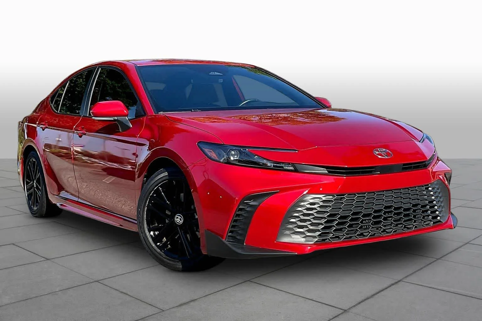 Used 2025 Supersonic Red Toyota SE image 3