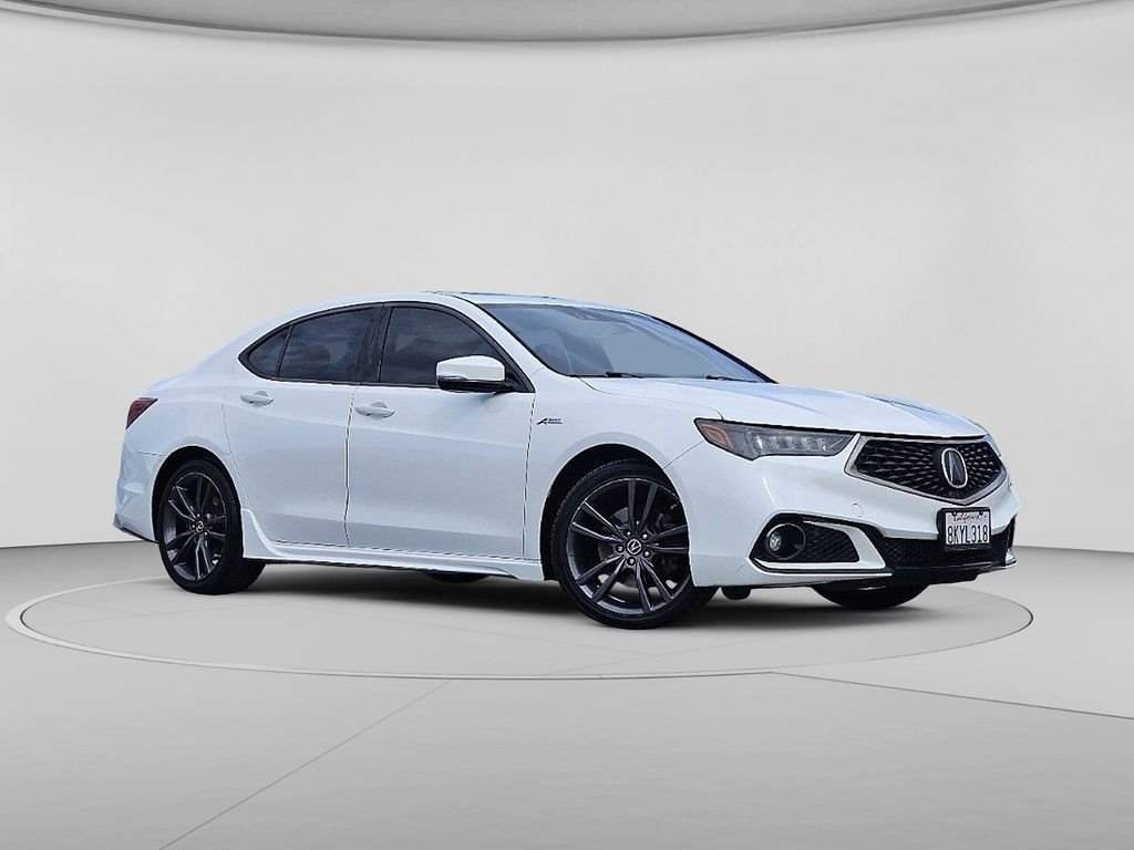 Used 2019 Platinum White Pearl Acura 3.5L Technology Pkg w/A-Spec Pkg image 4