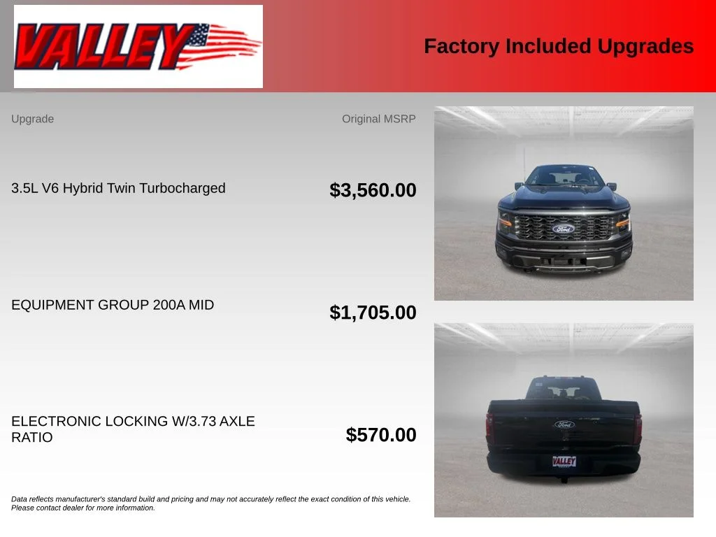 New 2026 Agate Black Metallic Ford STX® image 4