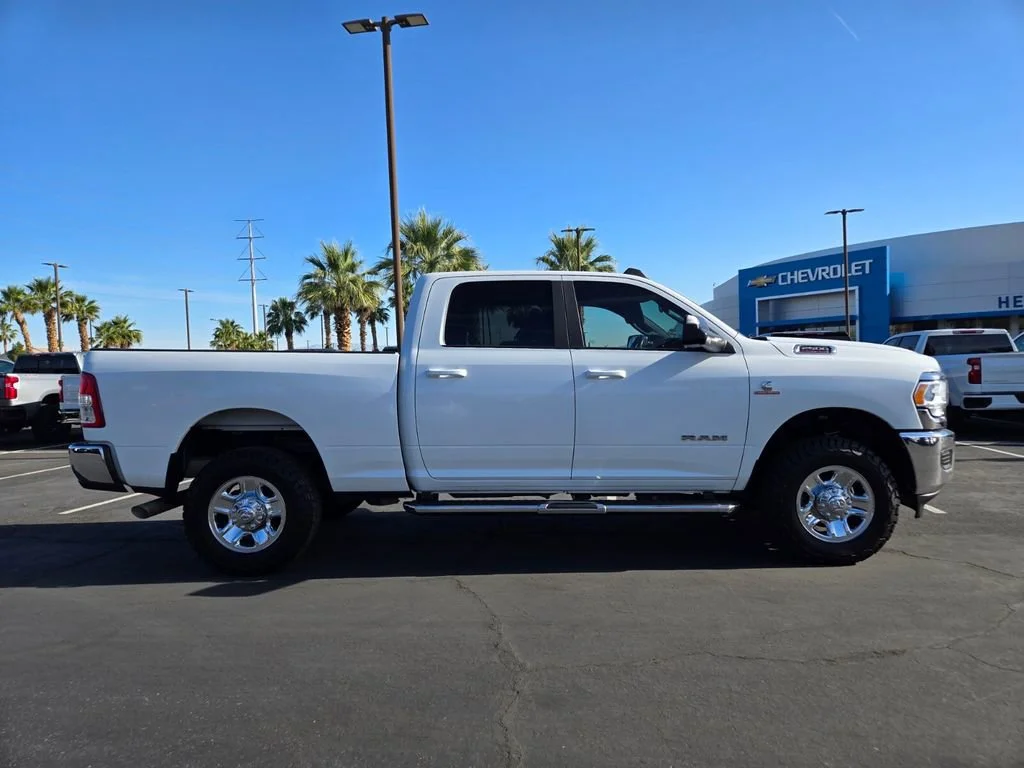 Used 2022 Bright White Clea Ram Big Horn image 7