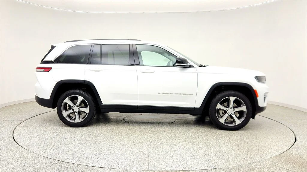 Used 2023 Bright White Clearcoat Jeep Limited 4x4 w/ 20