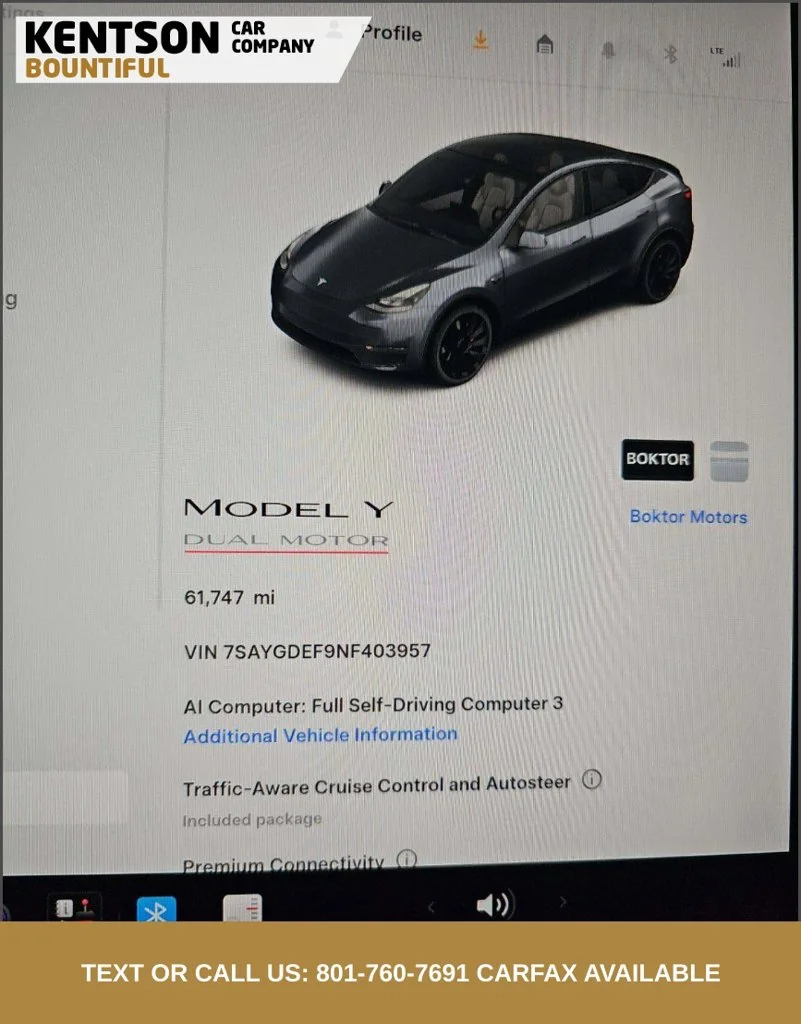 Used 2022 Gray Tesla Performance image 5