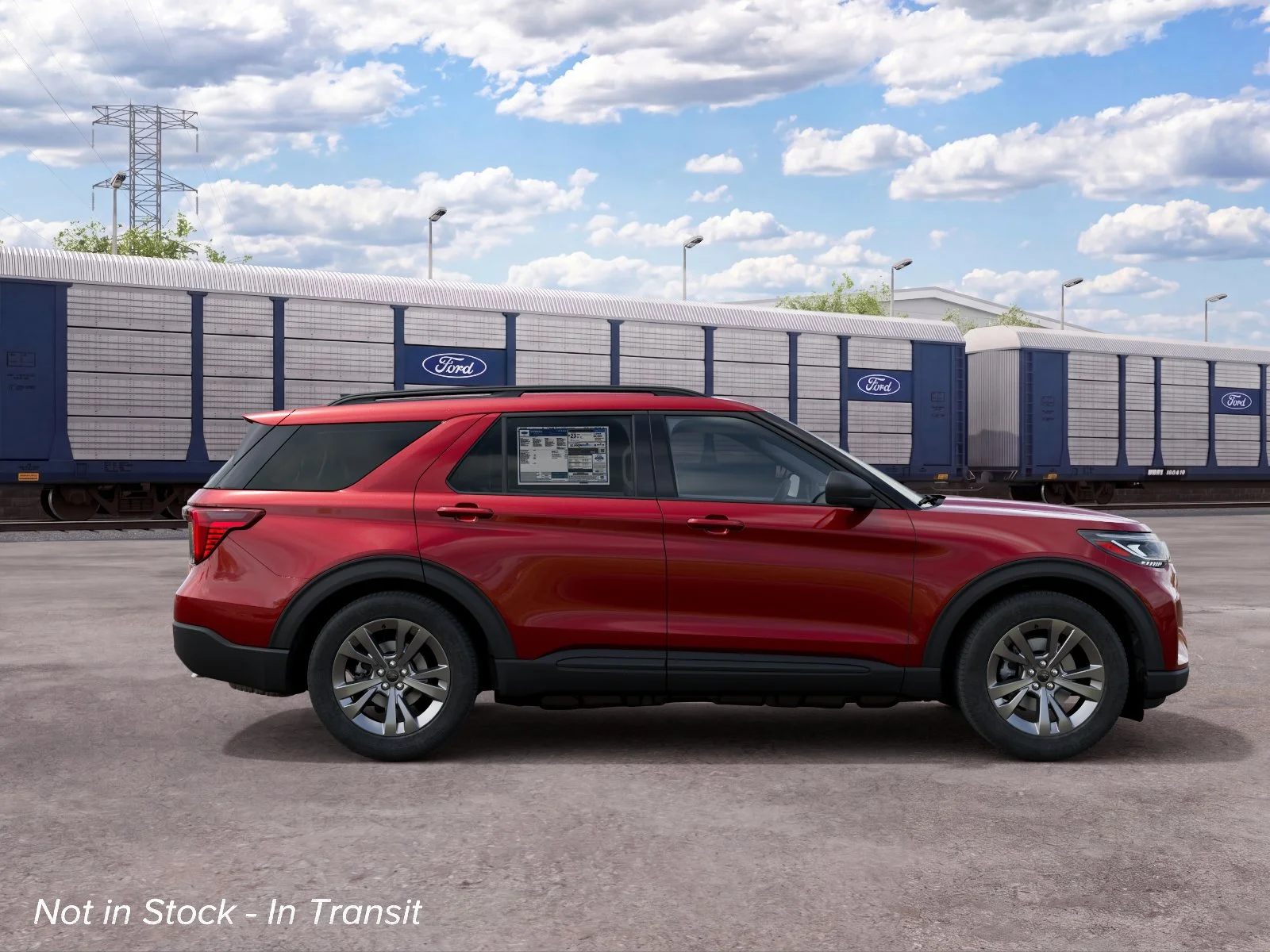 New 2027 Ruby Red Metallic Tinted Clearcoat Ford Active image 5
