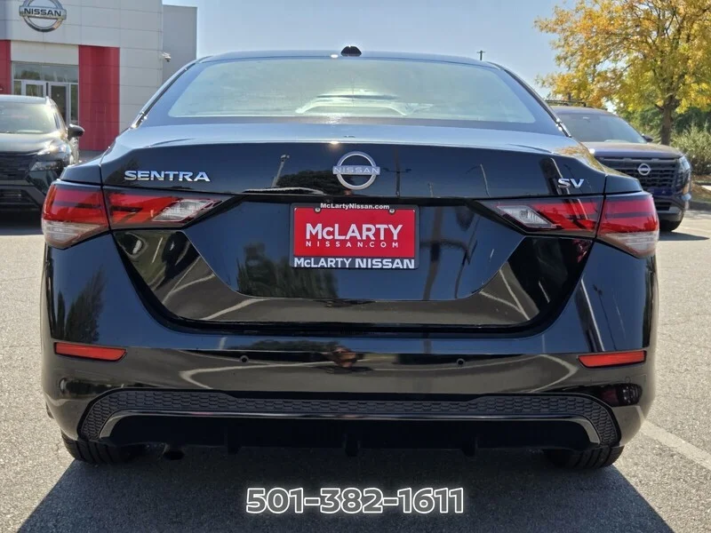Used 2024 Super Black NISSAN SV CVT image 4