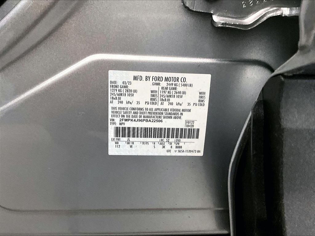 Used 2023 Silver Metallic Ford SEL image 33