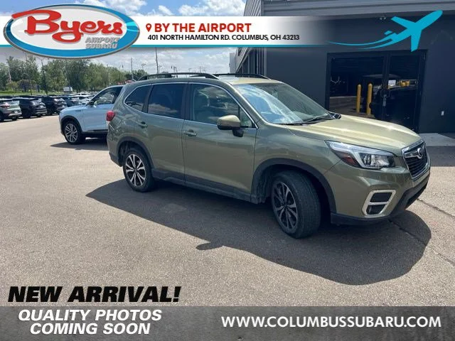 Used 2020 Jasper Green Metallic Subaru Limited image 1