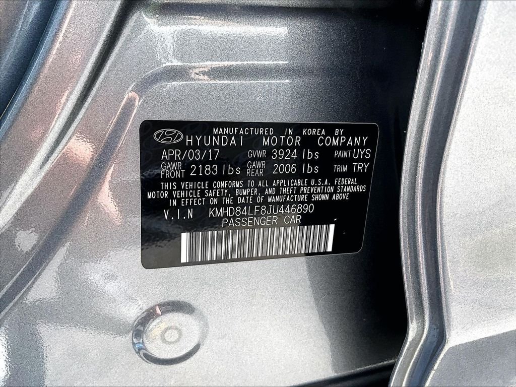 Used 2018 Galactic Gray Hyundai SEL image 36