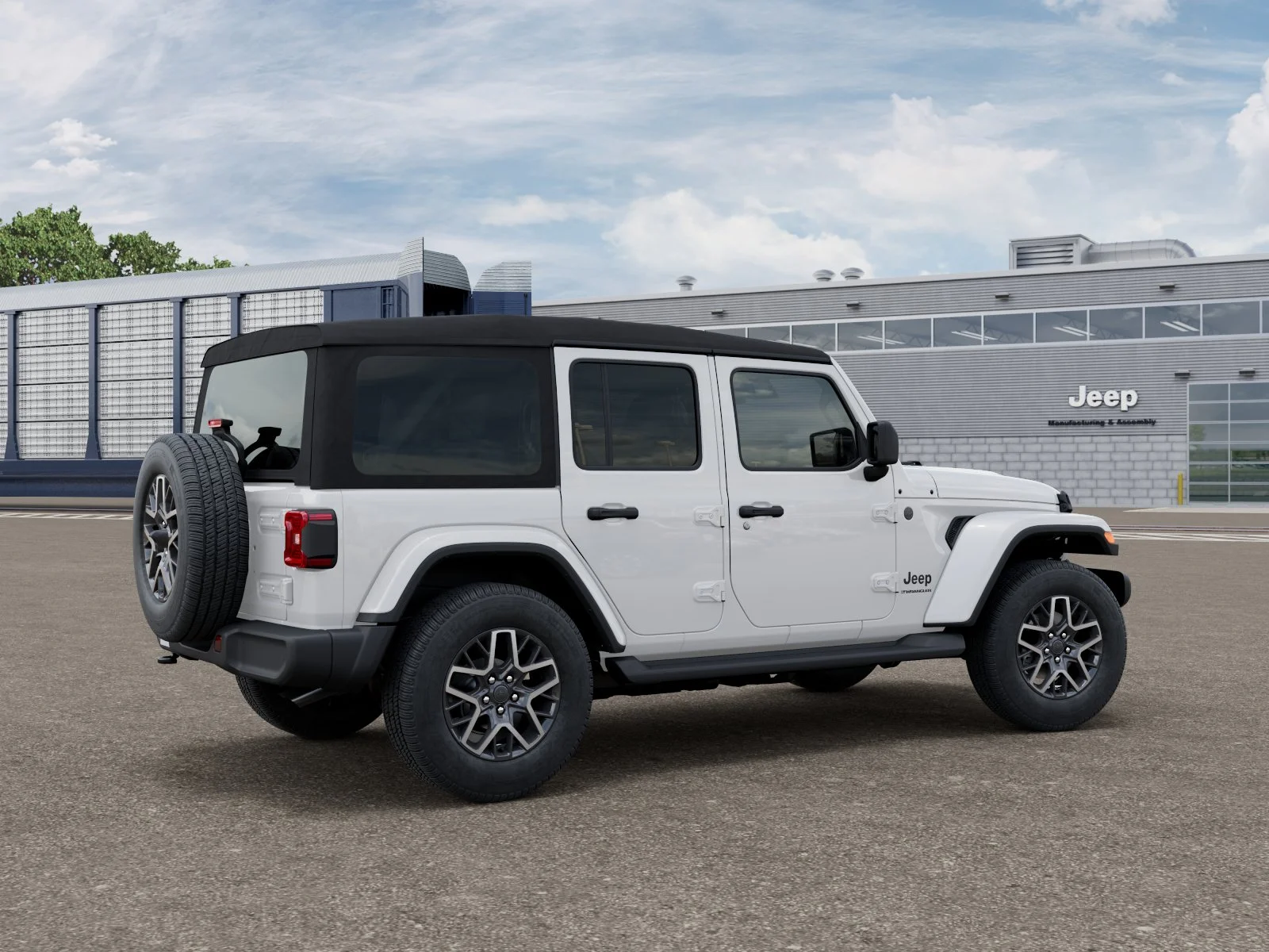 New 2027 Bright White Clearcoat Jeep Sahara image 2