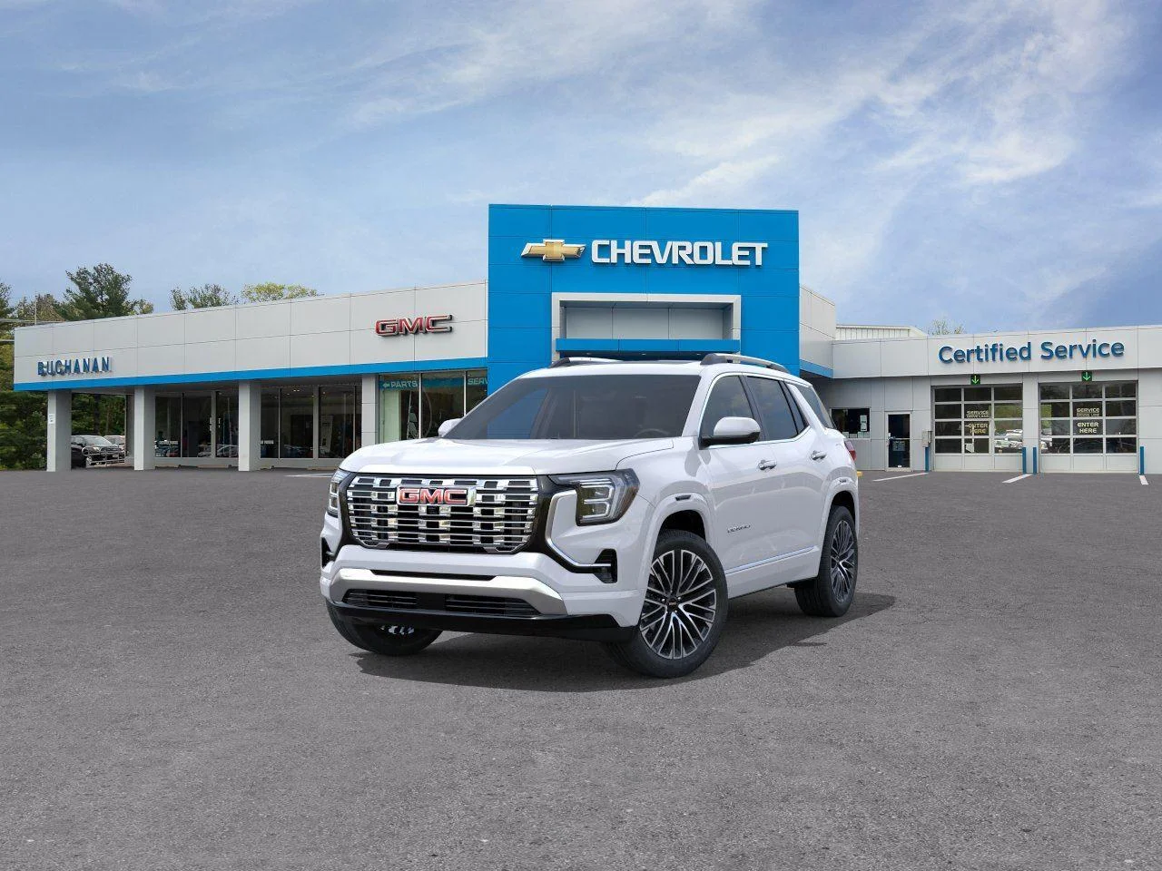 New 2027 Glacier White Tricoat GMC AWD Denali image 8