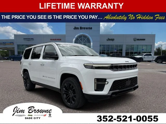 New 2026 Bright White Clear-Coat Exterior Paint Jeep Summit Obsidian image 1