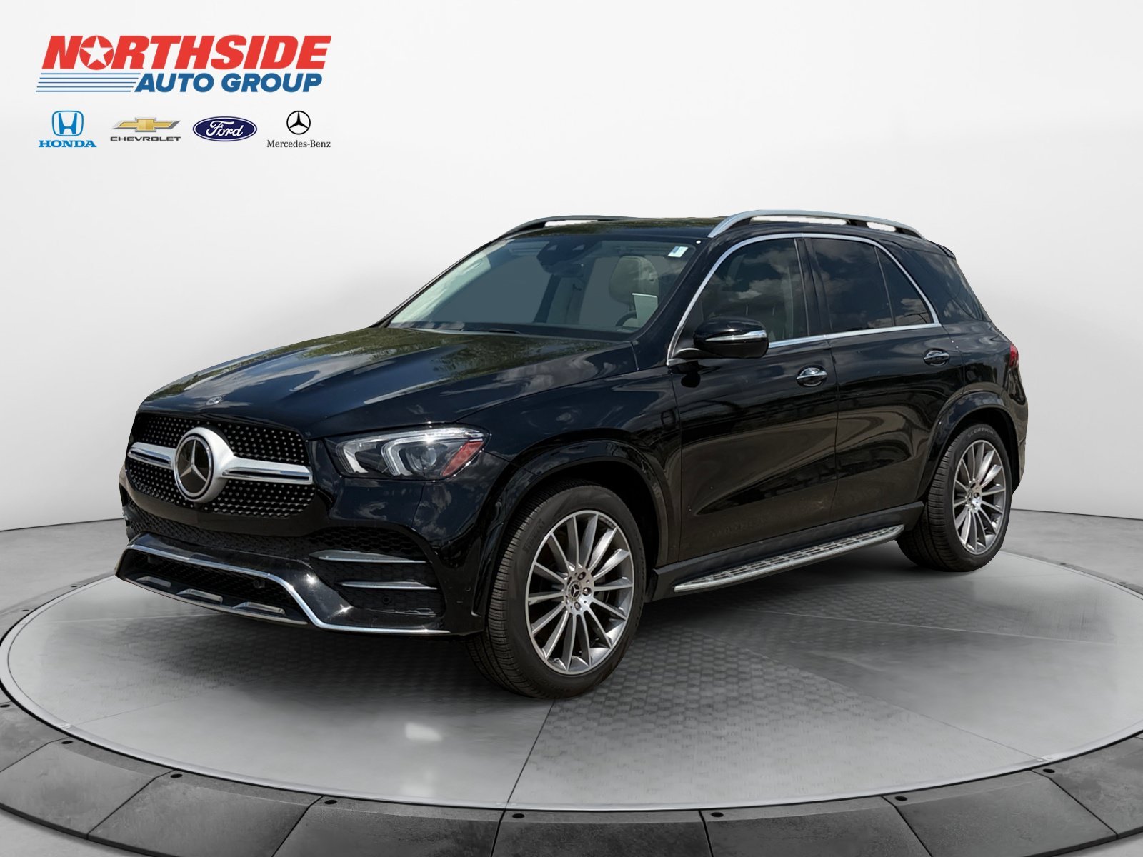 Certified Used 2022 Black Mercedes-Benz GLE 450 image 3