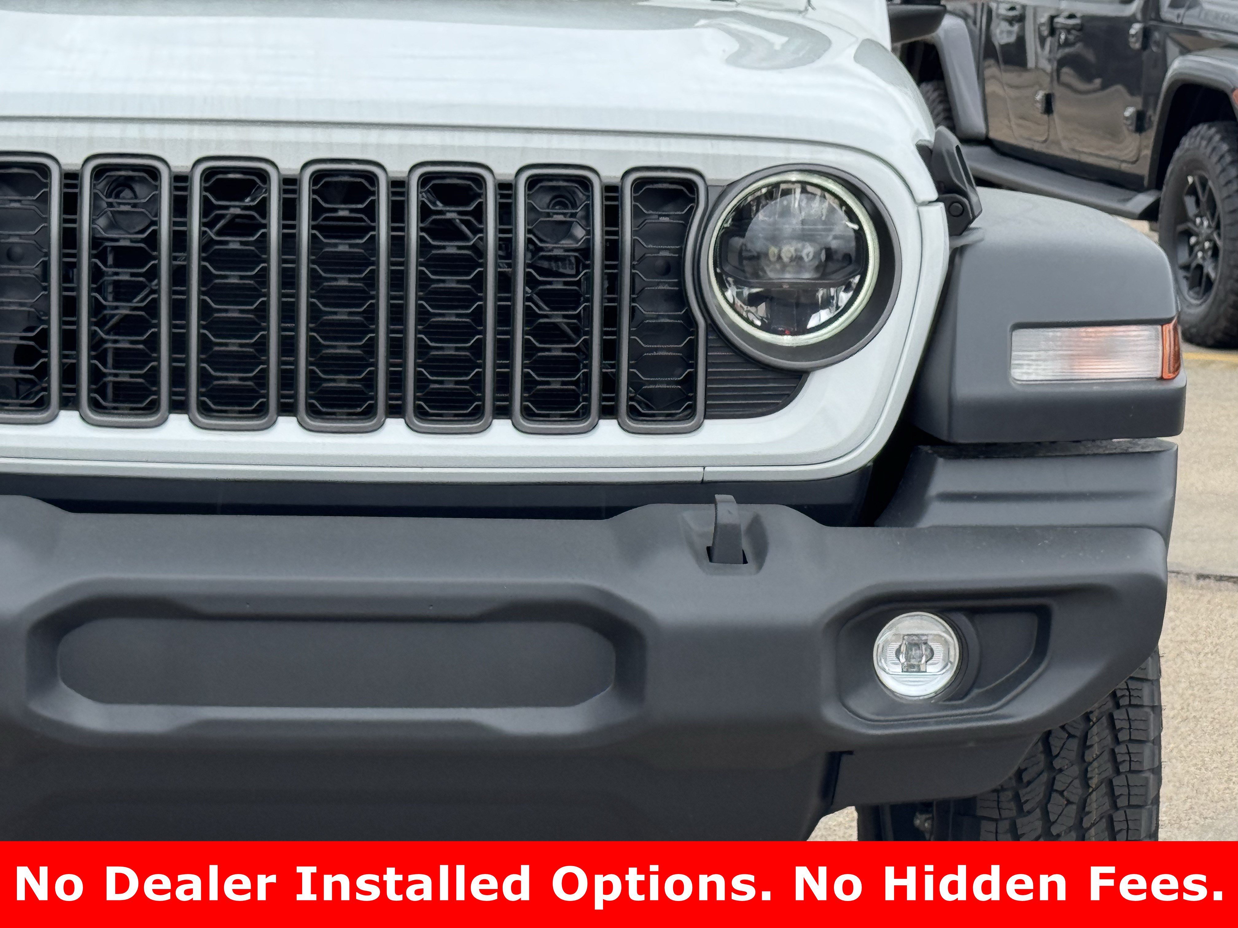 New 2026 Bright White Clear-Coat Exterior Paint Jeep Sport S image 4