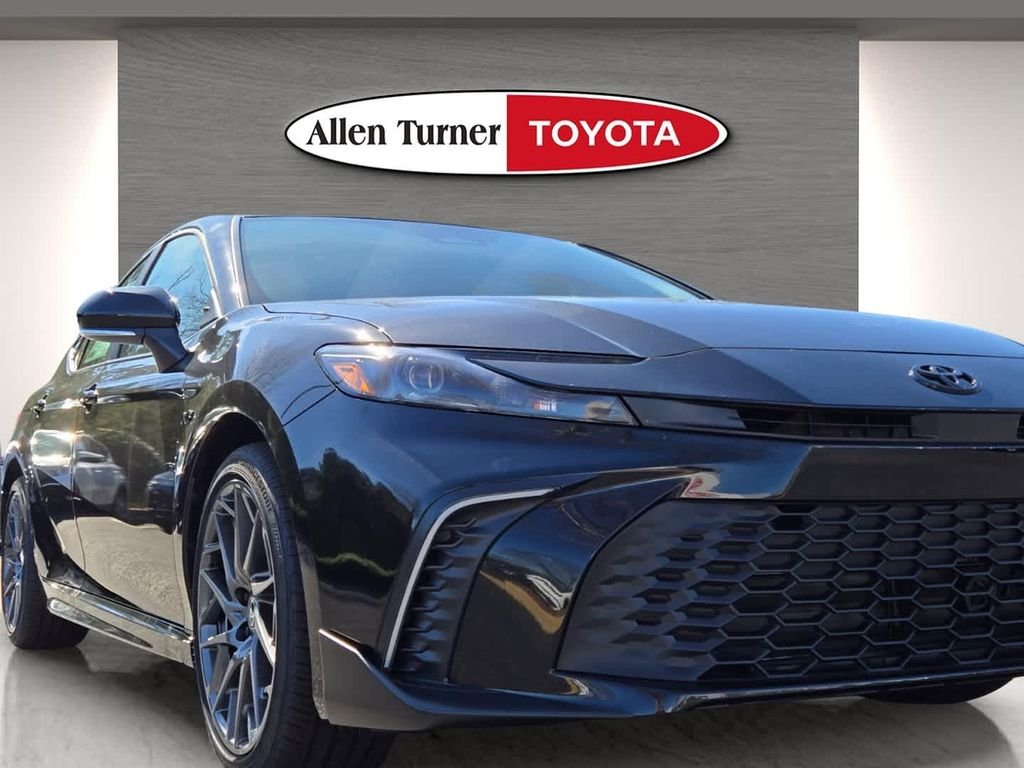 Used 2025 Black Toyota SE image 2
