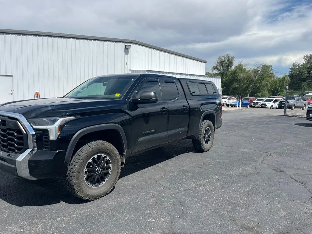 Used 2023 Midnight Black Metallic Toyota SR5 image 2