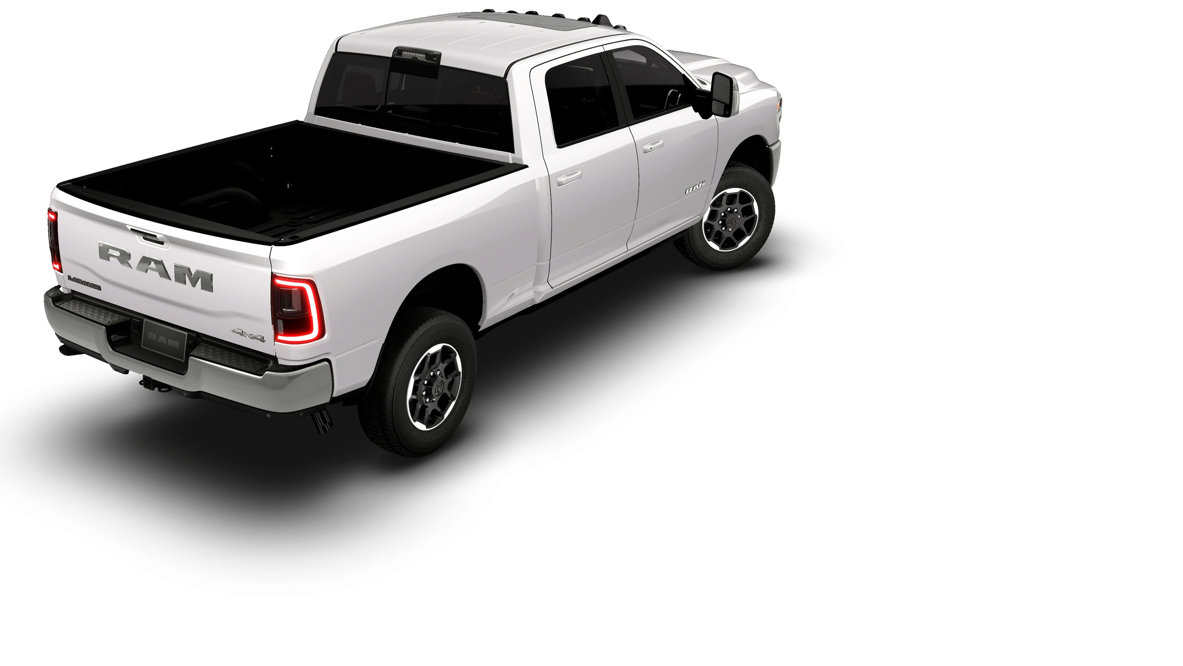 New 2026 Bright White Clear-Coat Exterior Paint RAM LARAMIE image 14