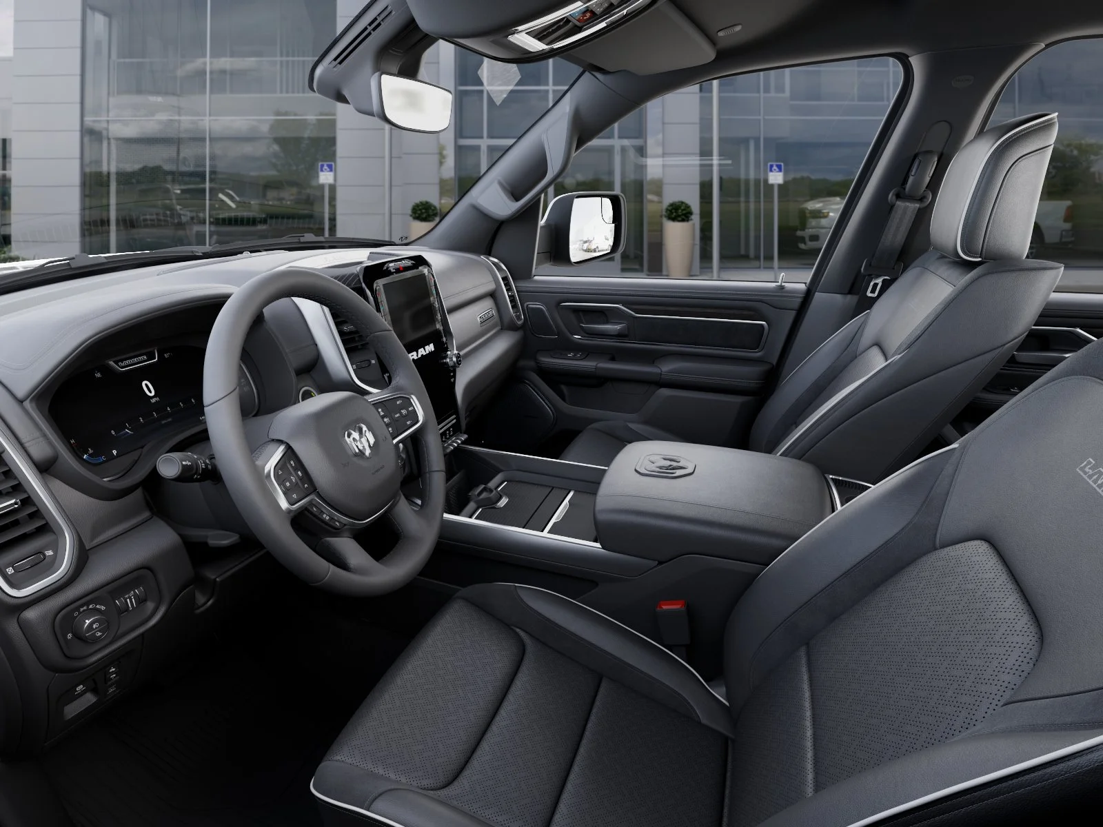 New 2027 Granite Crystal Metallic Clear-Coat Exterior Paint RAM Laramie image 48