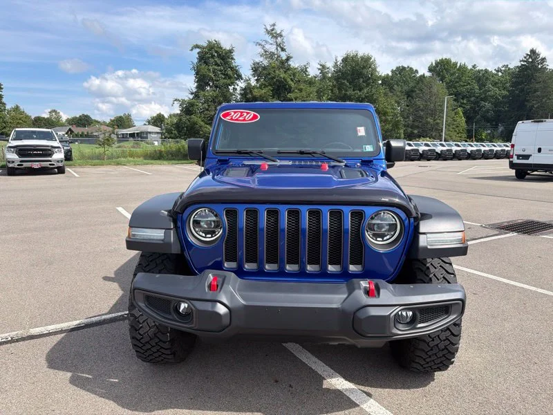 Used 2020 Blue Jeep Unlimited Rubicon image 8